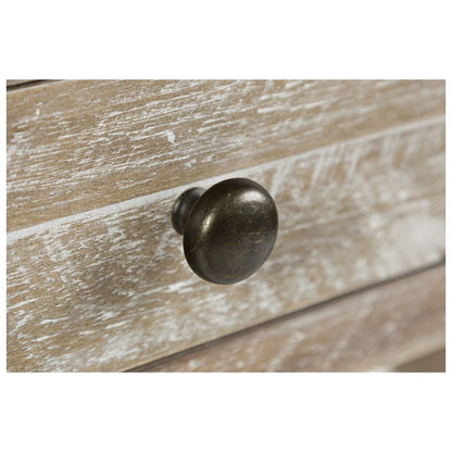 Artisan's Craft Rustic Farmhouse Distressed Solid Wood 5-Drawer Desk