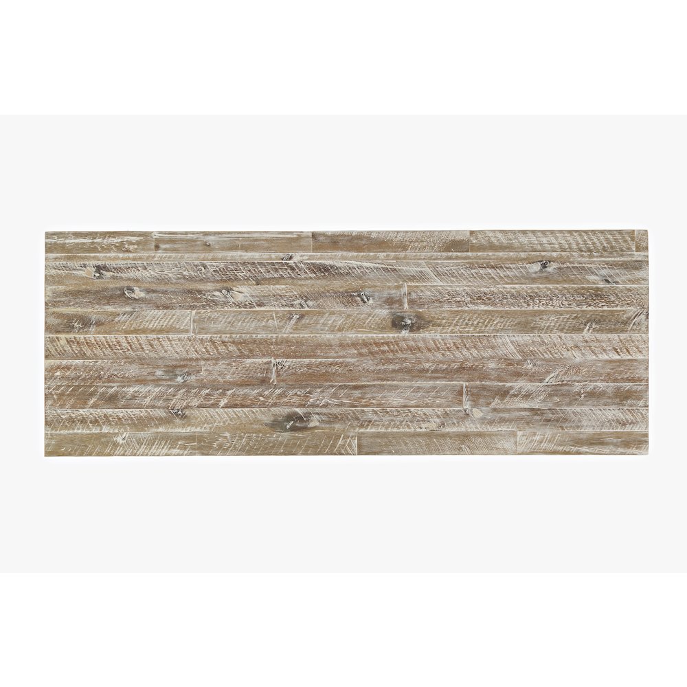 Artisan's Craft Rustic Farmhouse Distressed Solid Wood 5-Drawer Desk