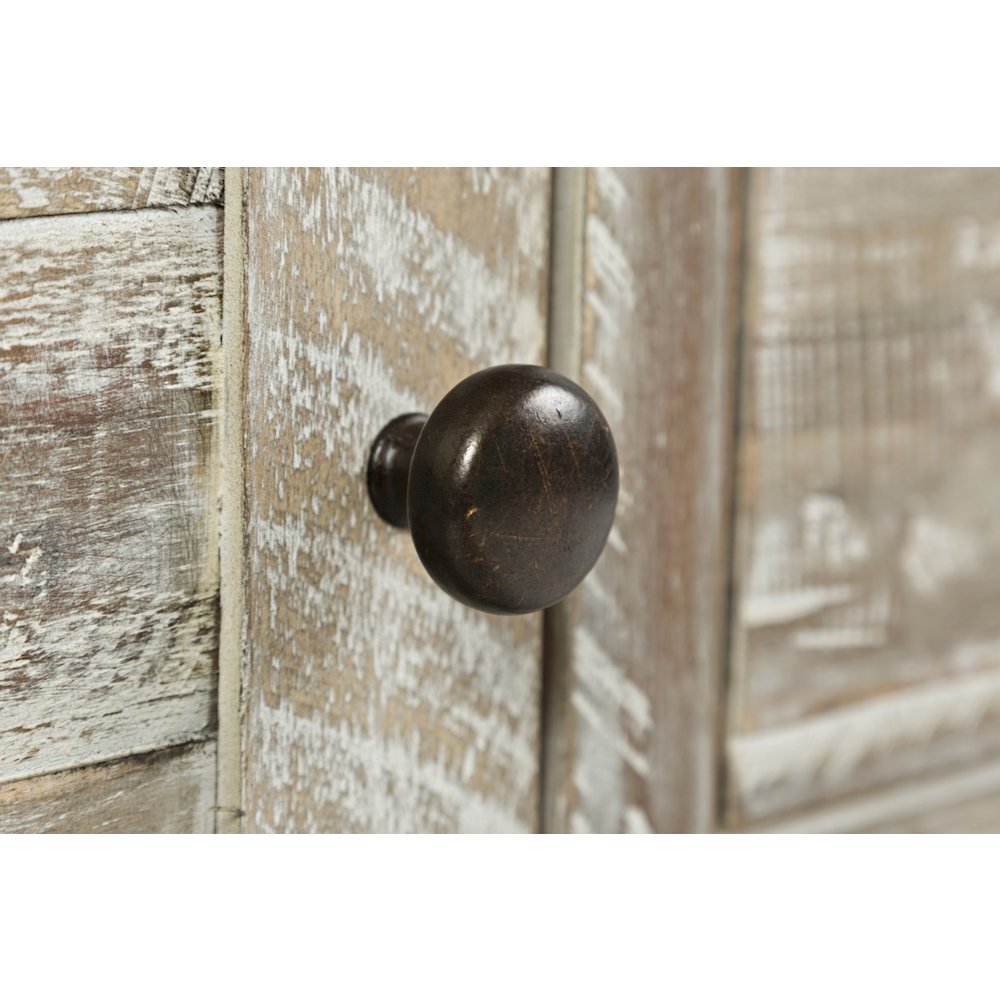 Artisan's Craft Rustic Farmhouse Distressed Acacia Media Console 70"
