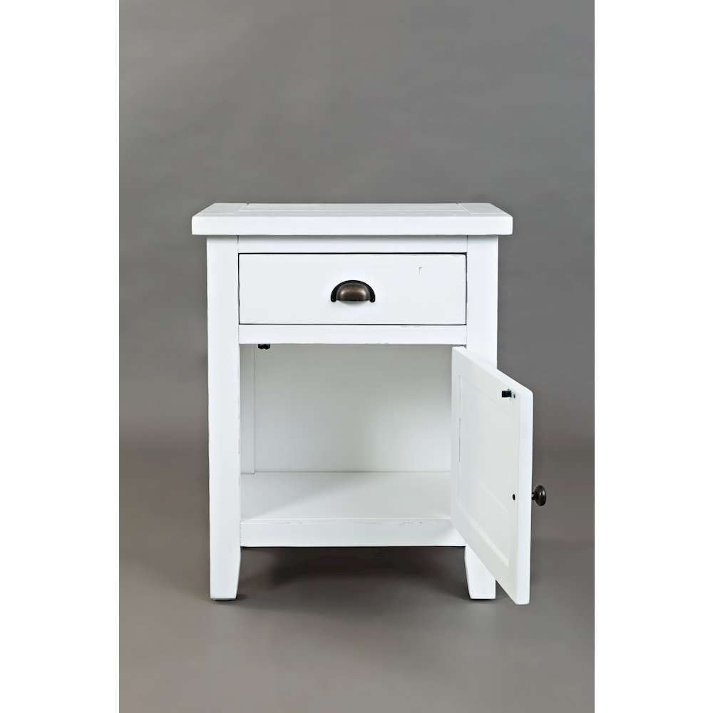 Artisan's Craft Rustic Farmhouse Distressed Solid Wood Accent Table
