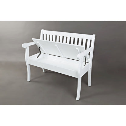 Artisan's Craft 42" Rustic Farmhouse Distressed Solid Wood Storage Bench