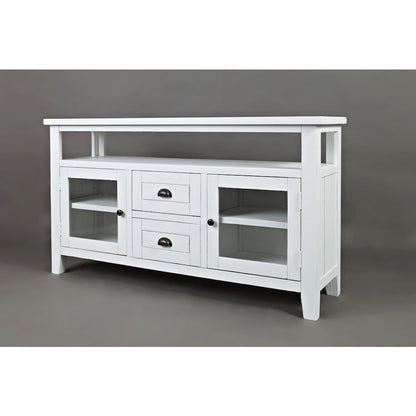 70" Rustic Farmhouse Solid Wood Distressed Media Console TV Stand