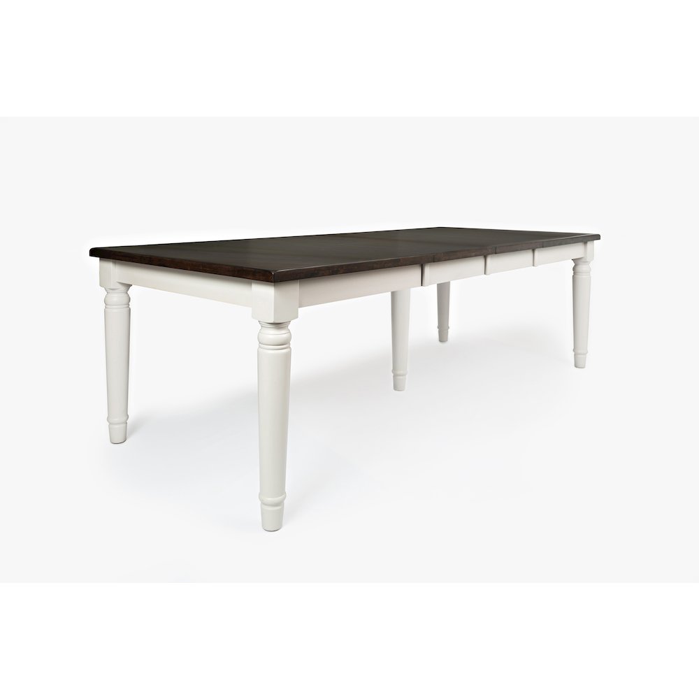 Orchard Park Farmhouse Solid Rubberwood Rectangular Extension Table