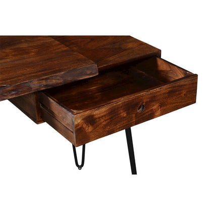 Nature's Edge Solid Acacia Desk with Drawer