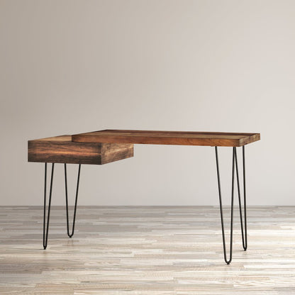 Nature's Edge Solid Acacia Desk with Drawer