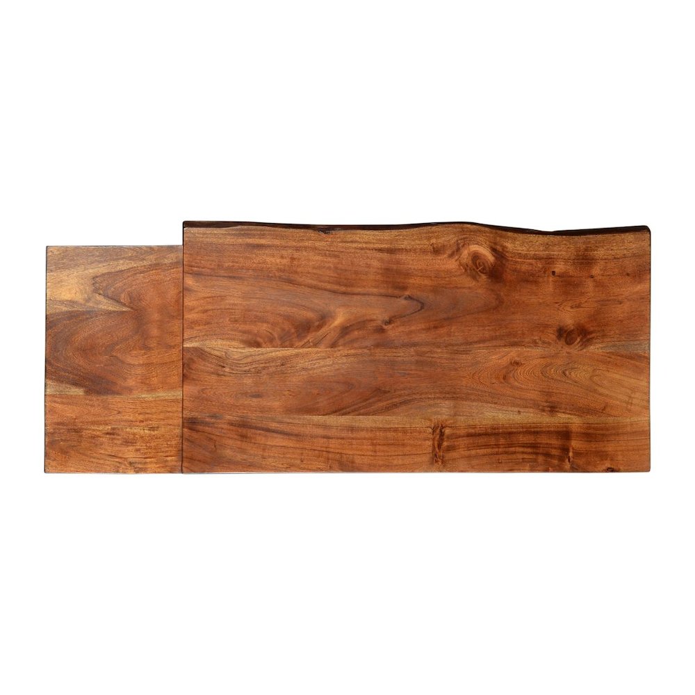 Nature's Edge Solid Acacia Desk with Drawer
