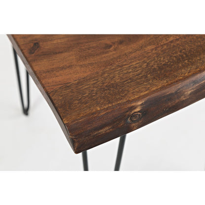 Nature's Edge Solid Acacia Chairside Table