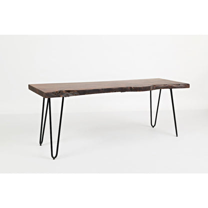 Nature's Edge 48'' Modern Solid Wood Live Edge Bench
