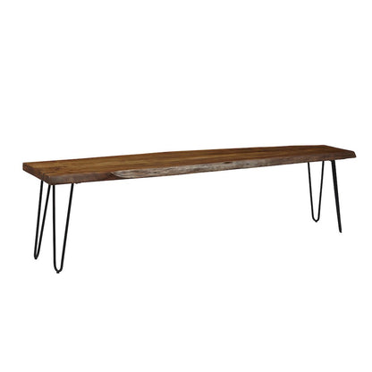 Nature's Edge 70" Solid Acacia Bench