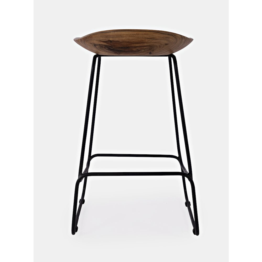 Nature's Edge Solid Acacia Counter Height Backless Stool (Set of 3)
