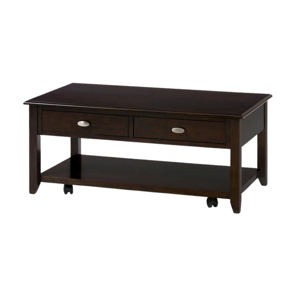Brown Coffee Table for Living Room, Rectangular Table for Living Room