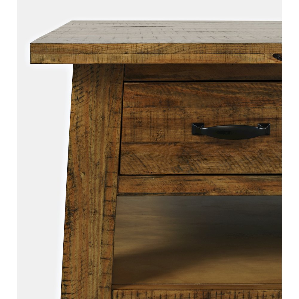 Rustic Farmhouse Solid Wood 50" Coffee Table
