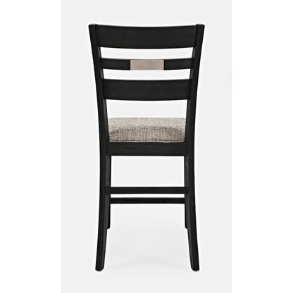 Altamonte Contemporary Ladderback Upholstered Counter Stool (Set of 2)