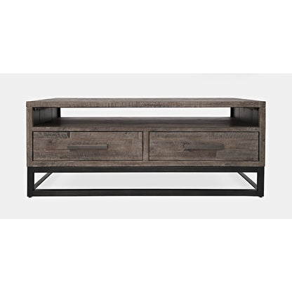 East Hampton Distressed 48" Solid Wood Coffee Table