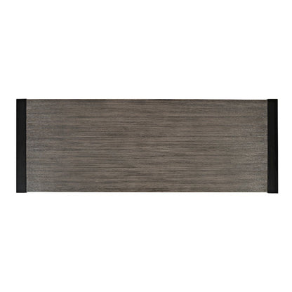 Pinnacle Modern Loft Iron and Wood Grey Sofa Table