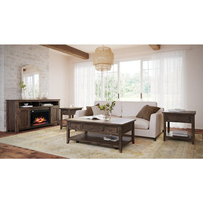 Bakersfield Mission Style  USB Charging Side Table