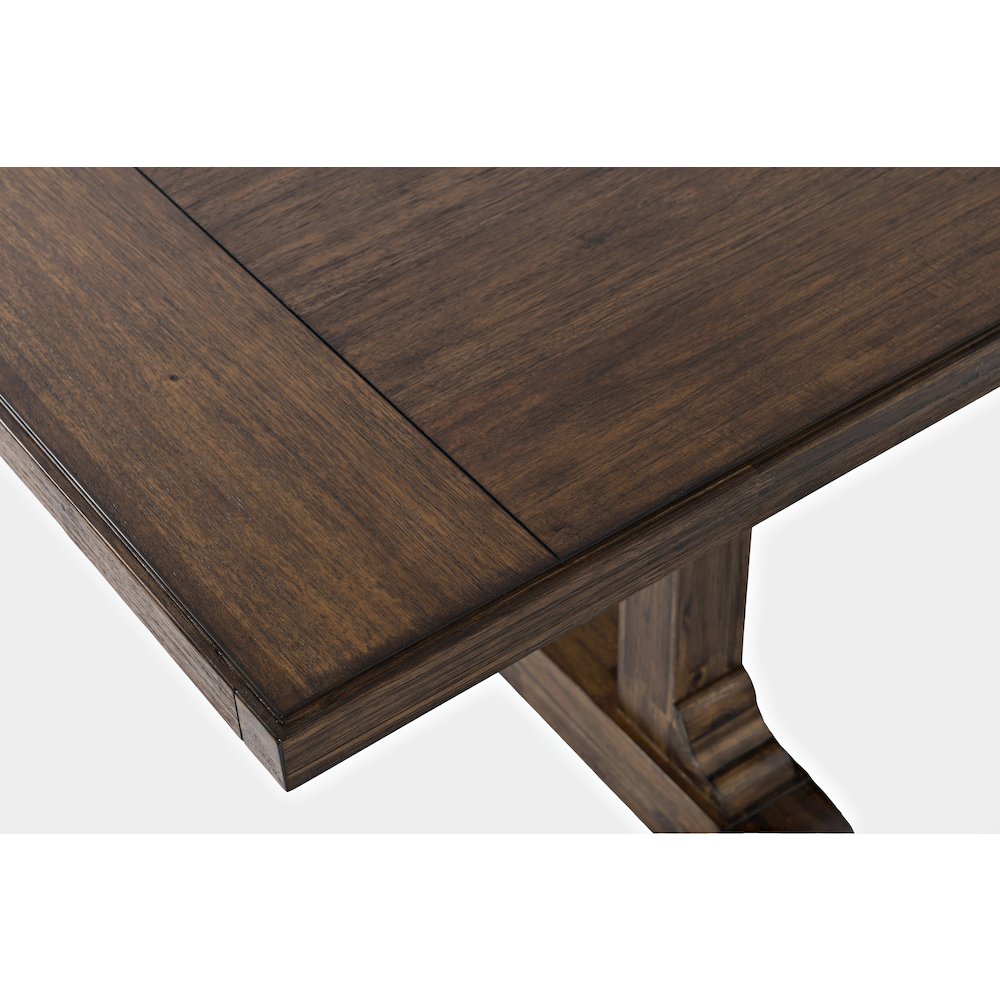 Bakersfield Mission Style  110'' Dining Table with Extension