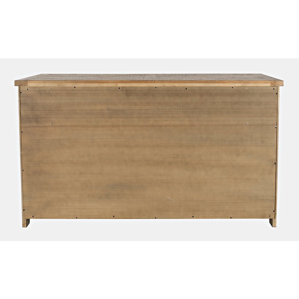 Carlyle Crossing Modern Rustic Buffet Server Storage Cabinet with Three Doors