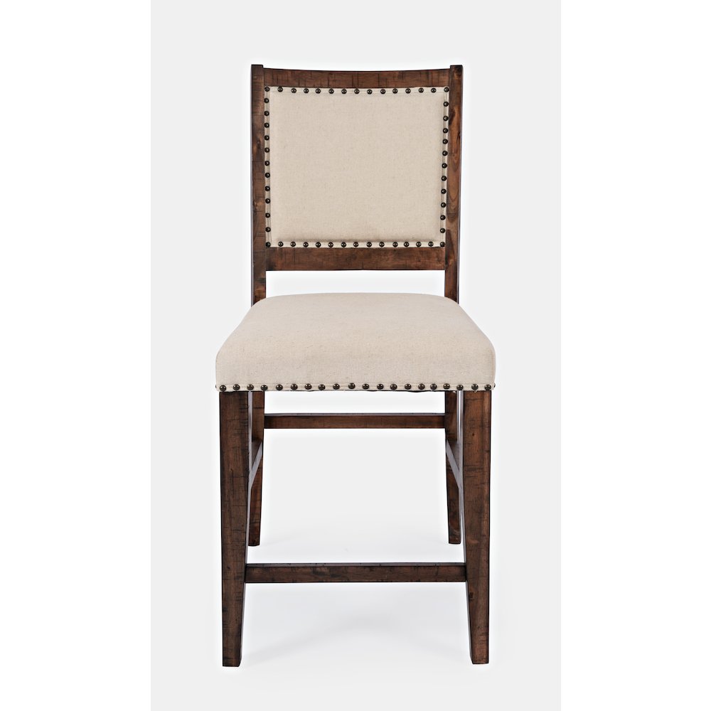 Fairview Transitional Upholstered Counter Stool (Set of 2)