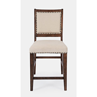 Fairview Transitional Upholstered Counter Stool (Set of 2)