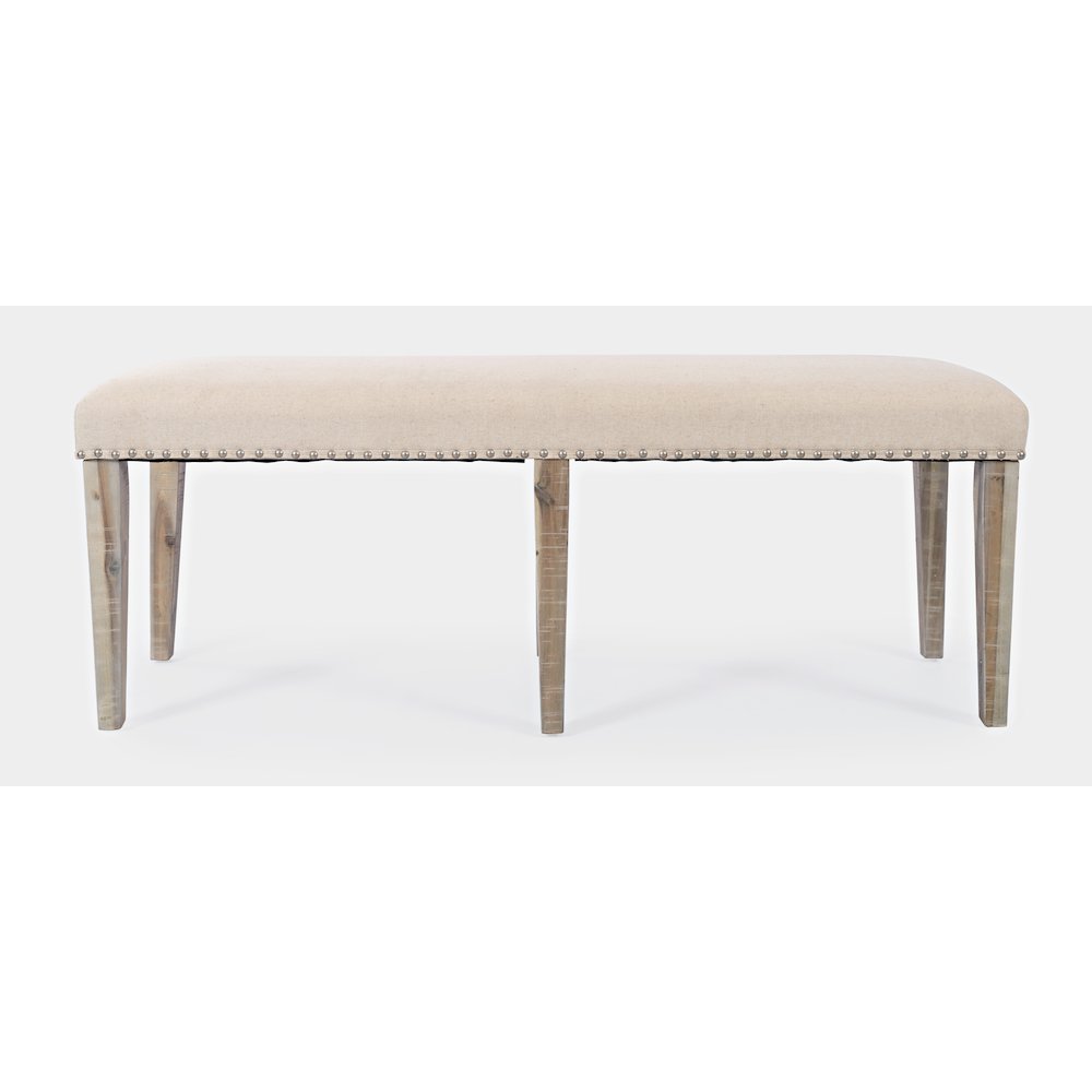 Fairview Transitional 52" Backless Upholstered Dining Bench
