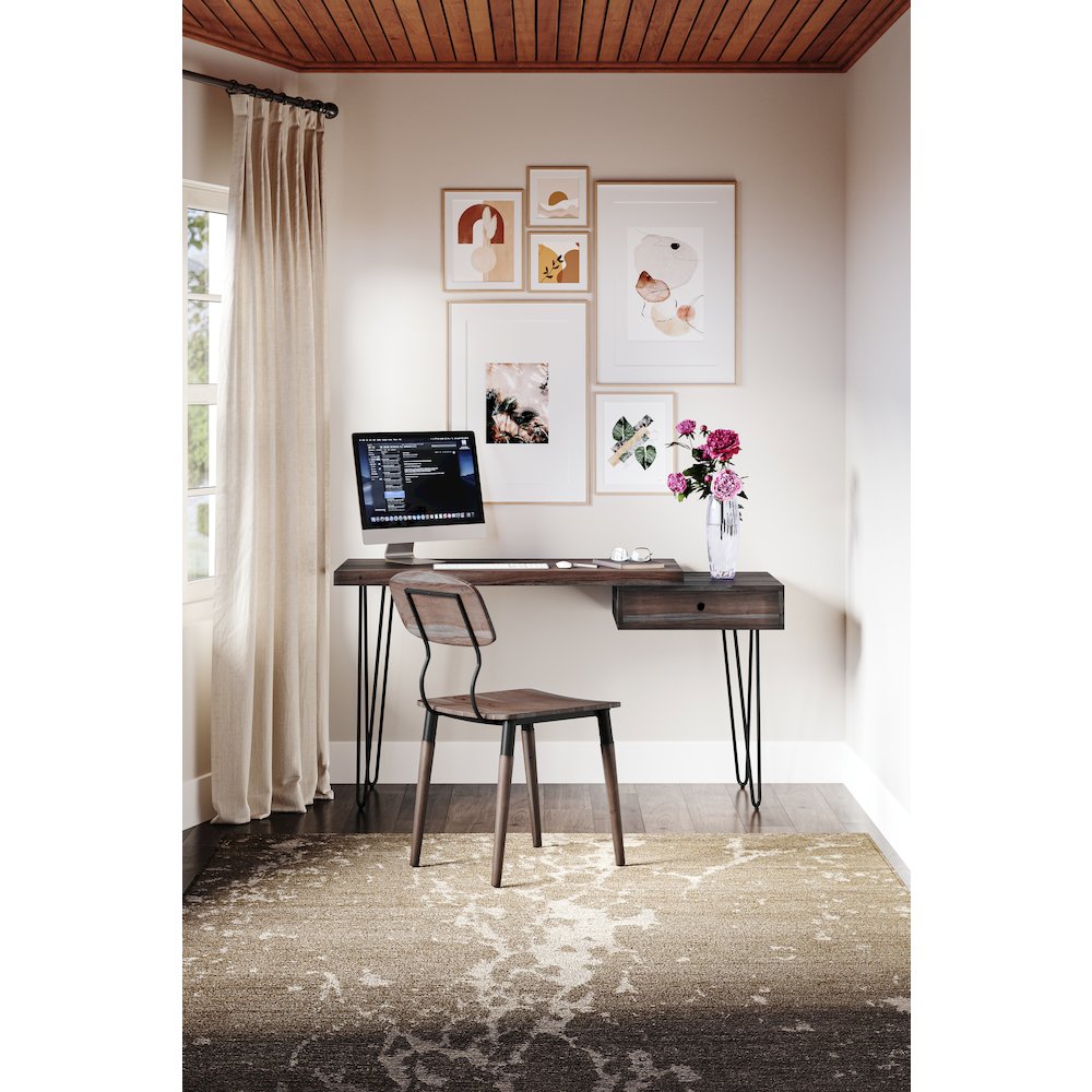 Nature's Edge Solid Acacia Desk with Drawer