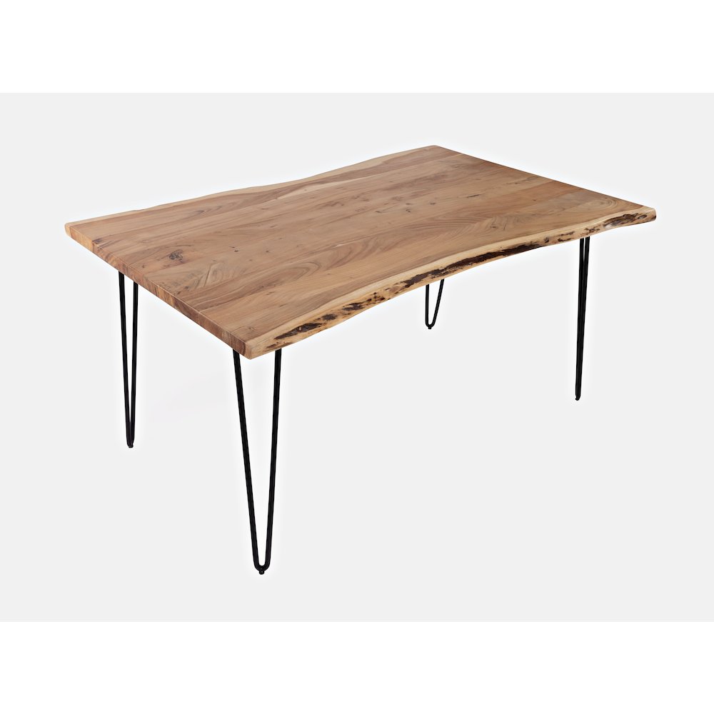 Nature's Edge 60" Solid Wood Modern Live Edge Dining Table