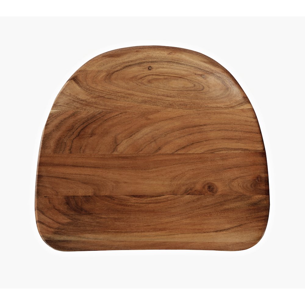 Nature's Edge Solid Acacia Counter Height Backless Stool (Set of 2)