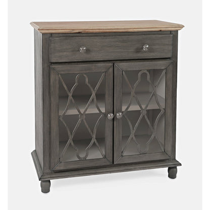 Aurora Hills Country Wire-Brushed 2 Door Accent Chest
