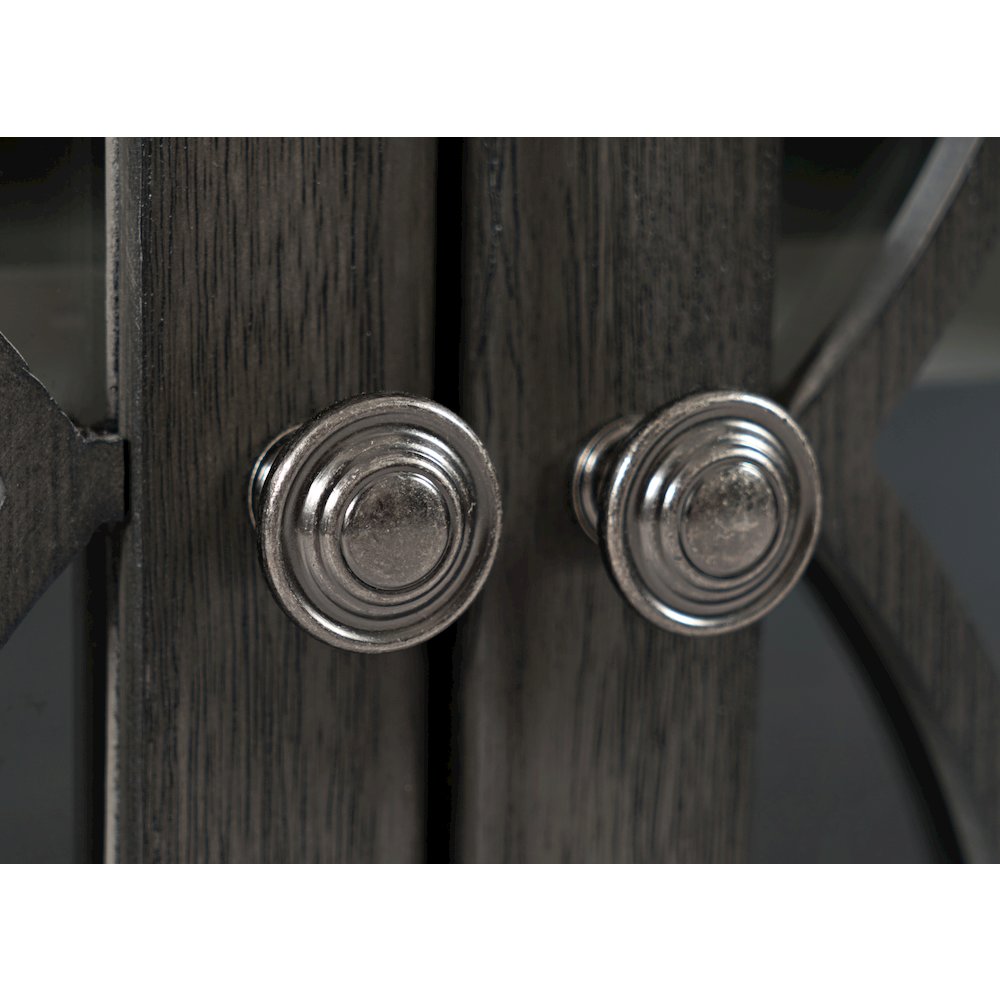 Aurora Hills Country Wire-Brushed 6 Door Accent Chest