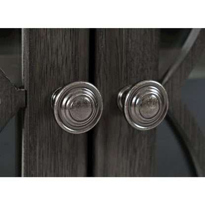 Aurora Hills Country Wire-Brushed 6 Door Accent Chest