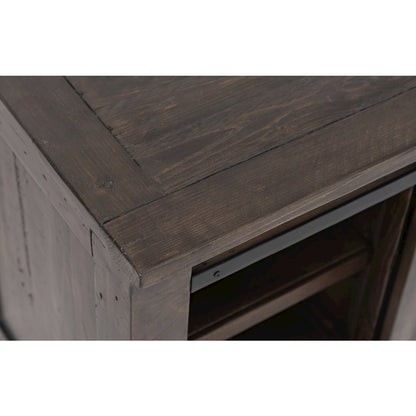 Rustic Reclaimed Pine Farmhouse Entertainment Center with 60'' TV Console