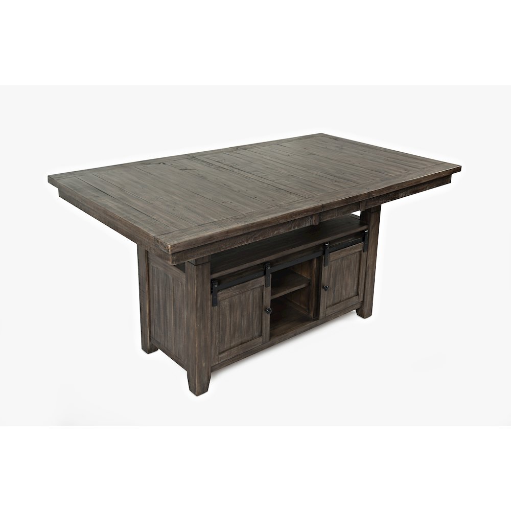 Reclaimed Pine 72" Farmhouse Counter Height Seven-Piece Dining Set