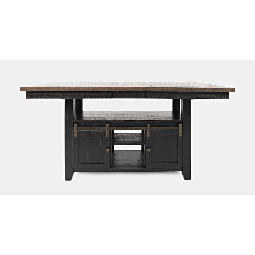 Madison County Reclaimed Pine 72" Farmhouse Storage Table Seven-Piece Dining Set