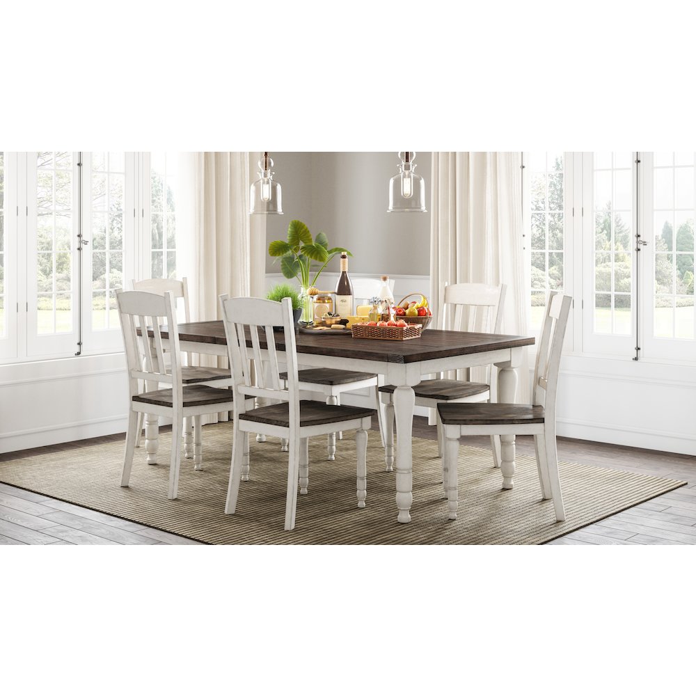 Madison County Rustic Reclaimed Pine Farmhouse Slatback Counter Stool (Set of 2)