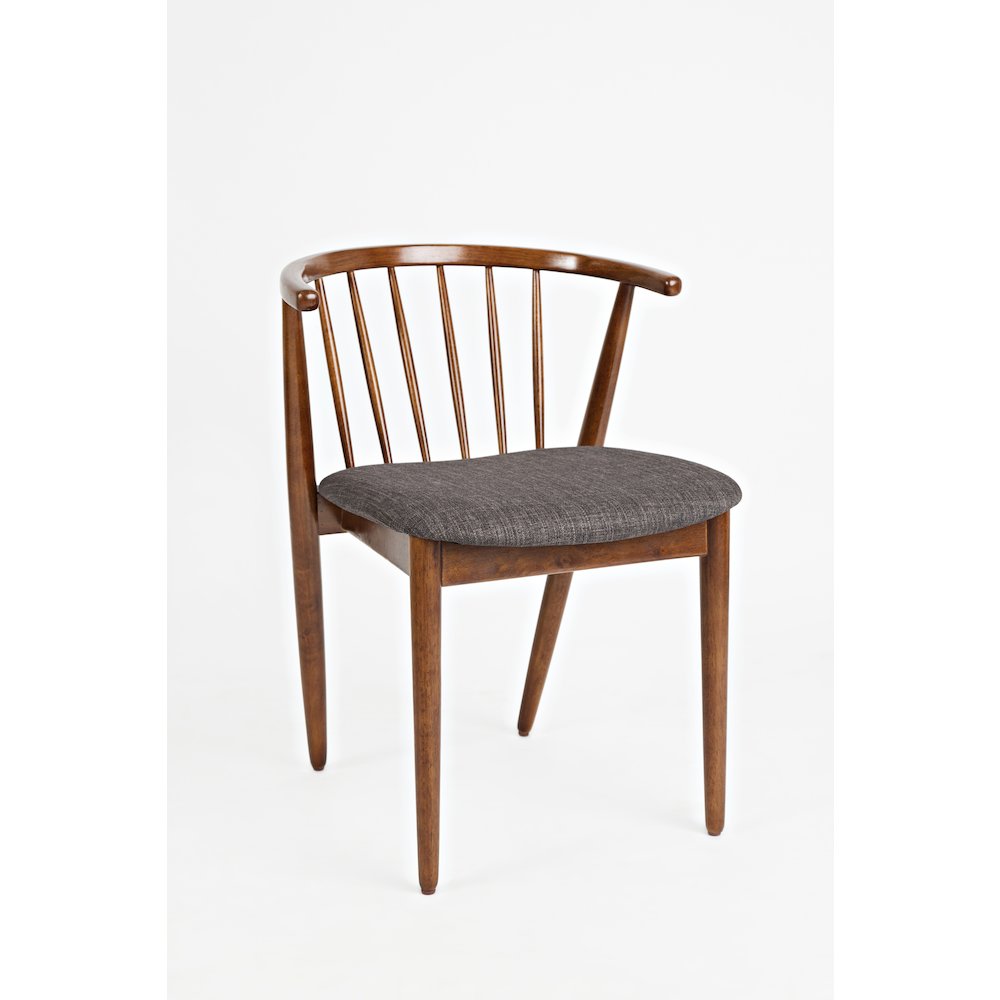 Copenhagen 44" Round Mid-Century Modern Five-Piece Dining Set