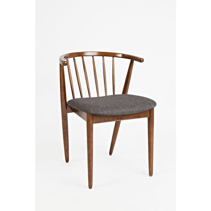 Copenhagen 44" Round Mid-Century Modern Five-Piece Dining Set