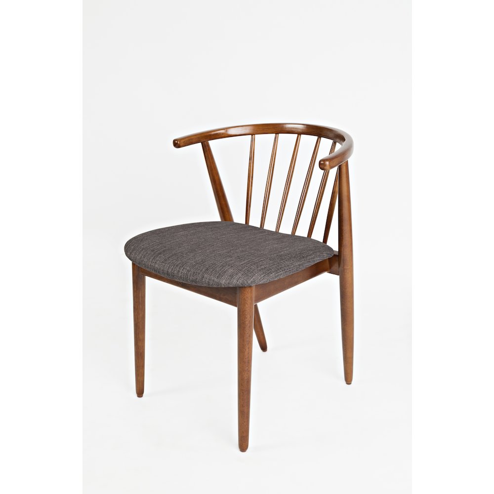 Copenhagen 44" Round Mid-Century Modern Five-Piece Dining Set