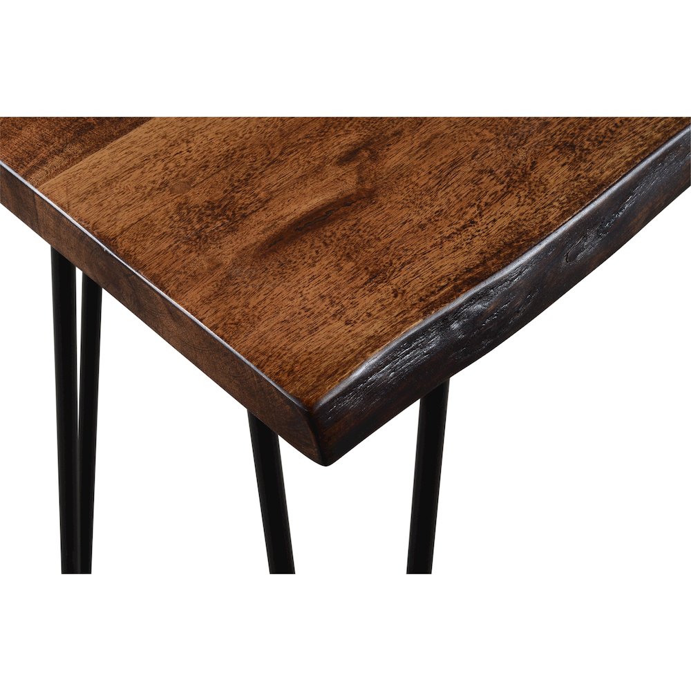 Nature's Edge Solid Acacia Counter Height Sofa Dining Table