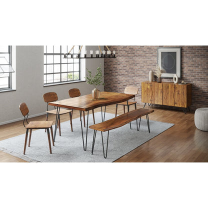 Nature's Edge 70" Solid Acacia Bench