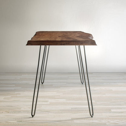 Nature's Edge Solid Acacia 79" Modern Live Edge Dining Table