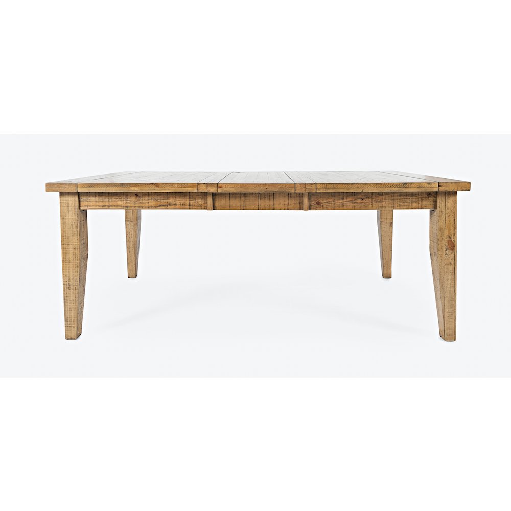 Telluride Rustic Farmhouse Solid Wood 78" Six-Piece Dining Set with Bench