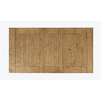 Telluride Rustic Farmhouse Solid Wood 78" Six-Piece Dining Set with Bench