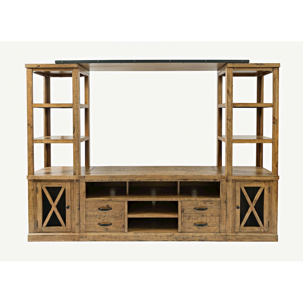 Telluride Rustic Farmhouse Solid Wood 60'' TV Console Stand