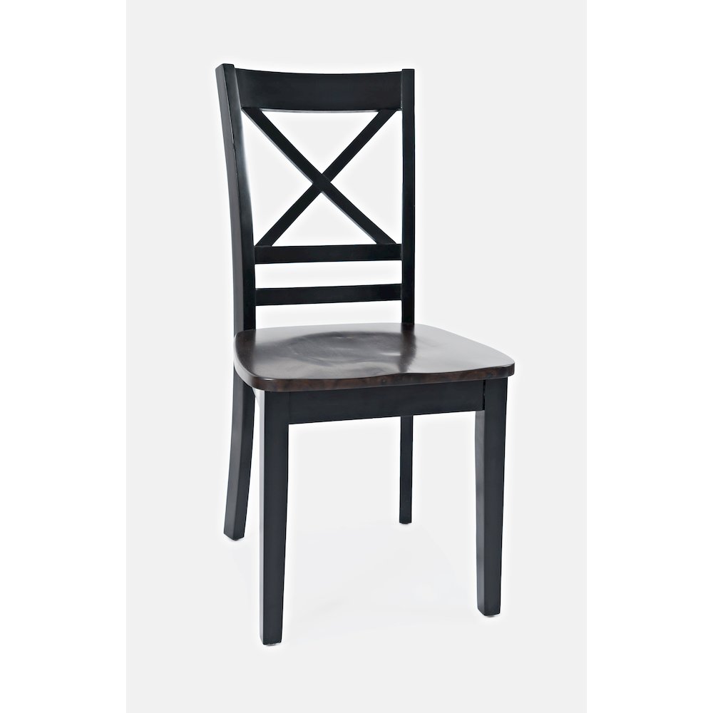 Asbury Park Solid Wood Farmhouse Cross-Back Dining Chair (Set of 2)