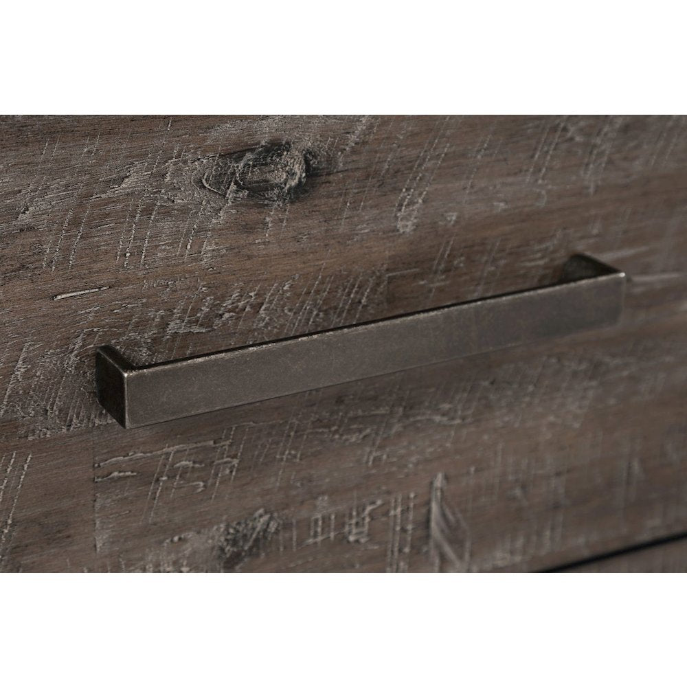 East Hampton Distressed Solid Wood Media Unit
