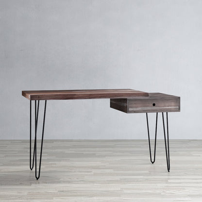 Nature's Edge Solid Acacia Desk with Drawer