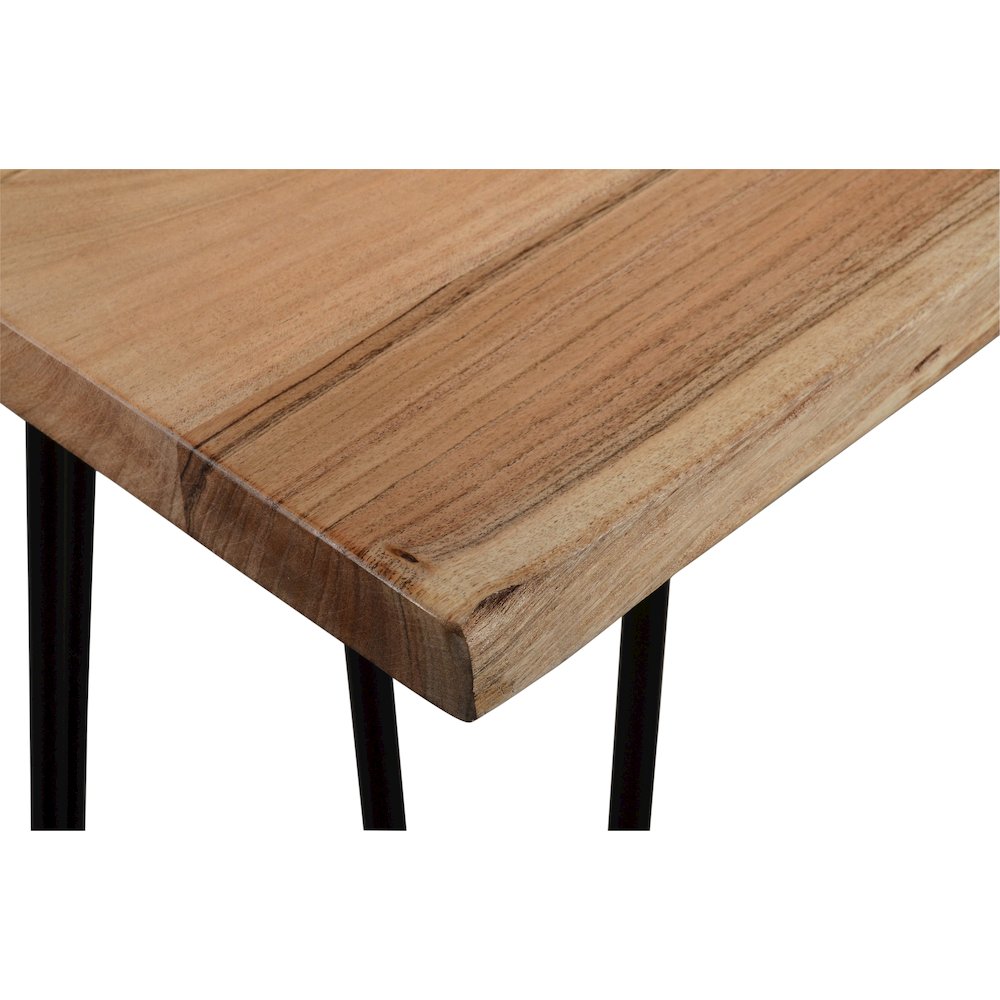 Nature's Edge Solid Acacia Four Piece 72" Counter Height Dining Set