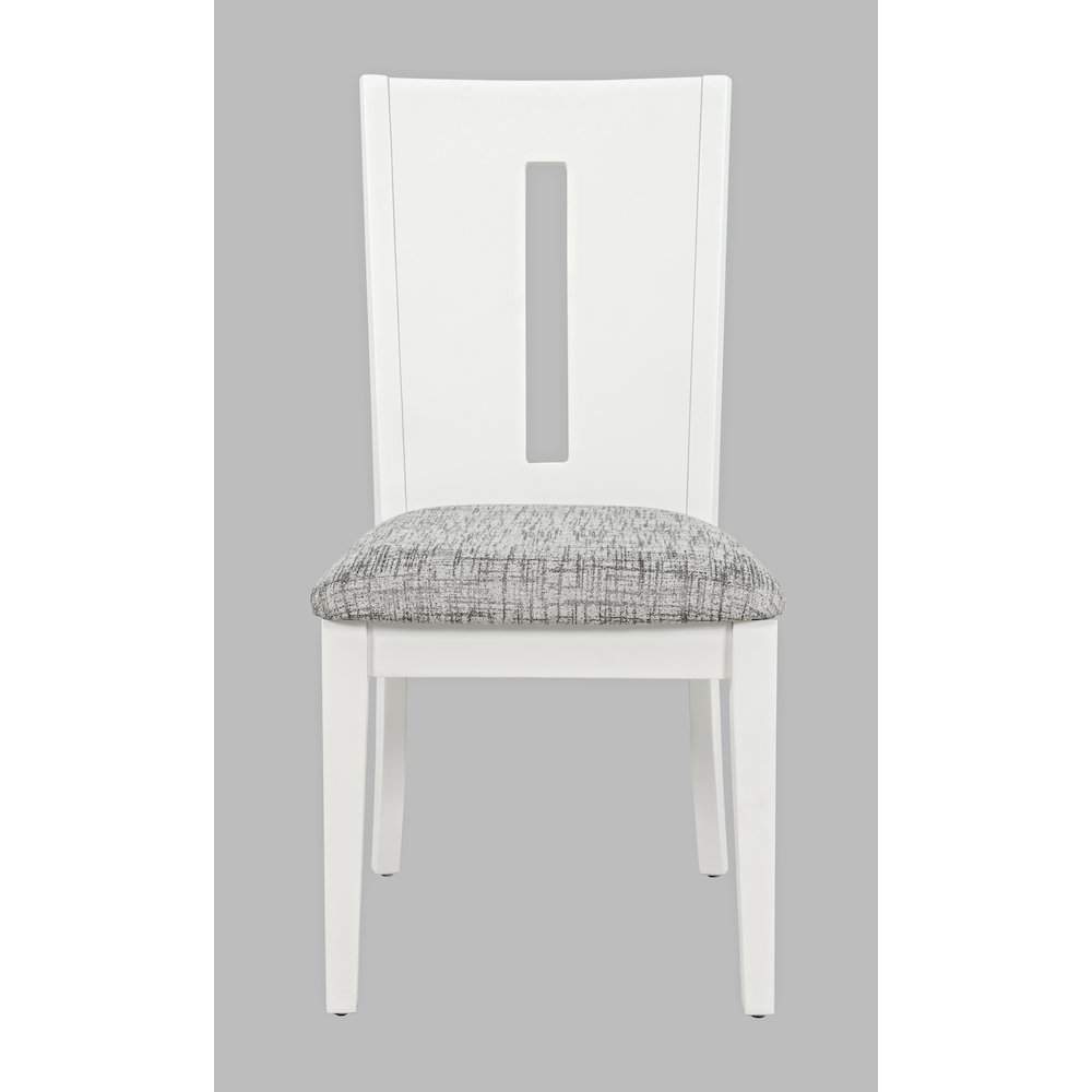 Urban Icon Contemporary 66" Seven-Piece Dining Set with Upholstered Chairs