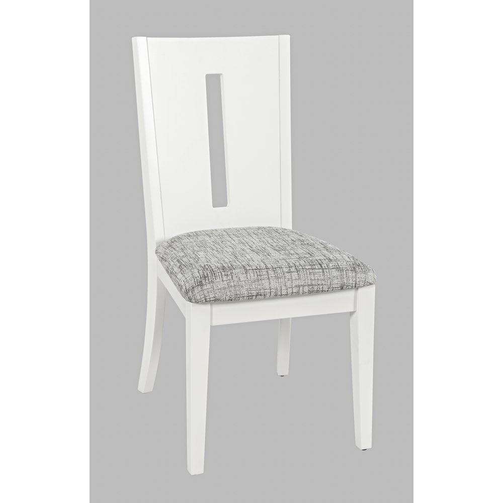 Urban Icon Contemporary 42" Round Five-Piece Dining Set with Upholstered Chairs